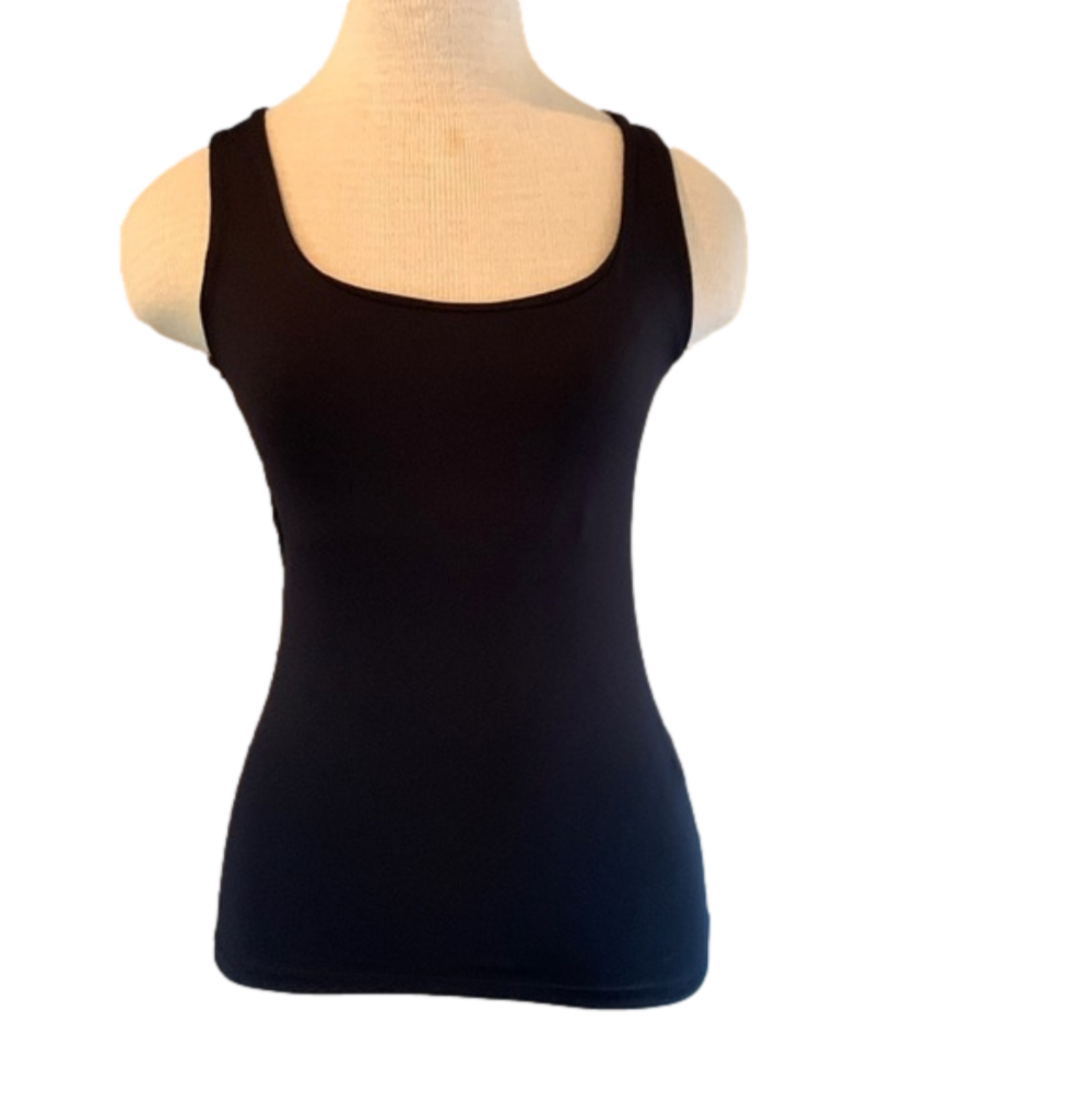 Zara black basic tank size small.